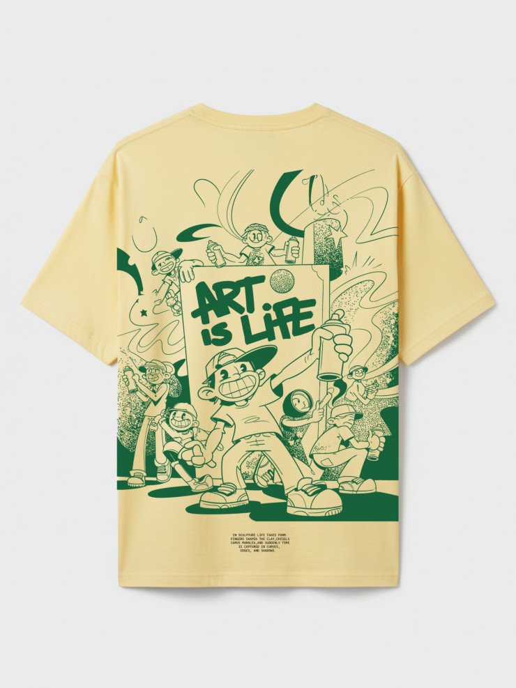 art is life oversize t shirt